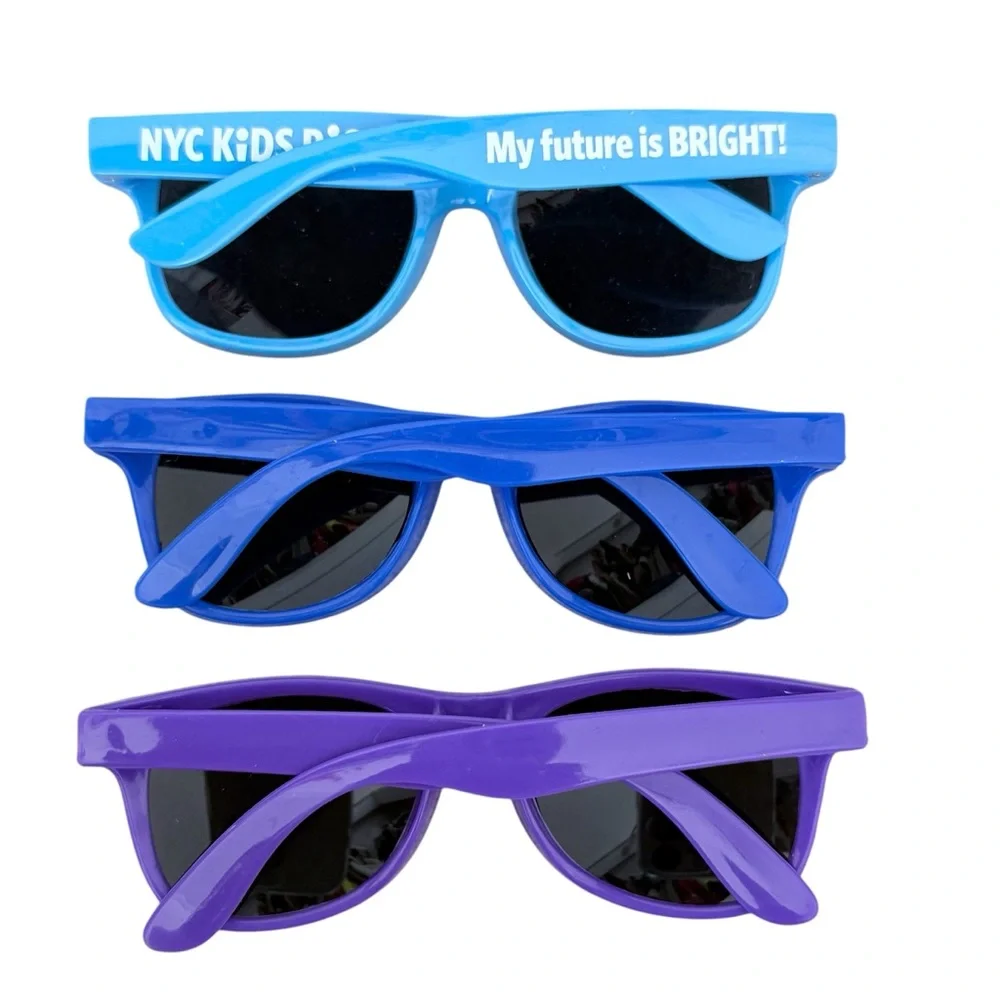 NEW Toddler Trendy Blue, Purple, and Violet Sunglasses Set (E35)